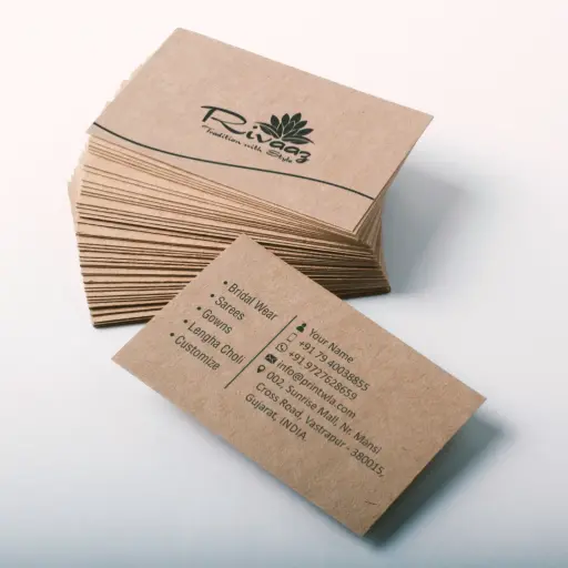 KRAFTED VISTING CARD