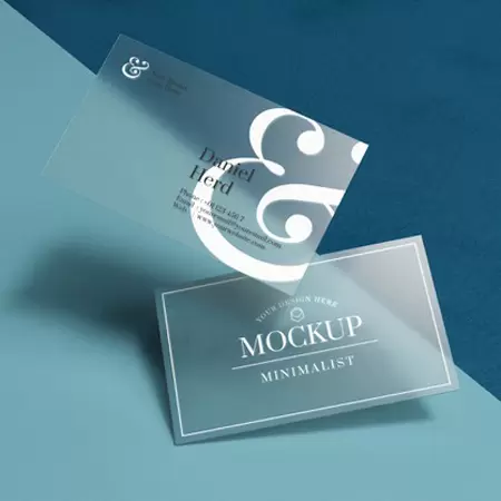 TRANSPARENT VISITING CARD